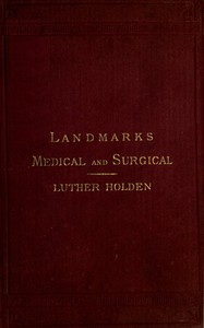 cover for book Landmarks Medical and Surgical