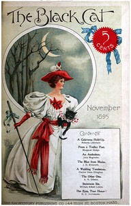cover for book The Black Cat, (Vol. I, No. 2, November 1895)
